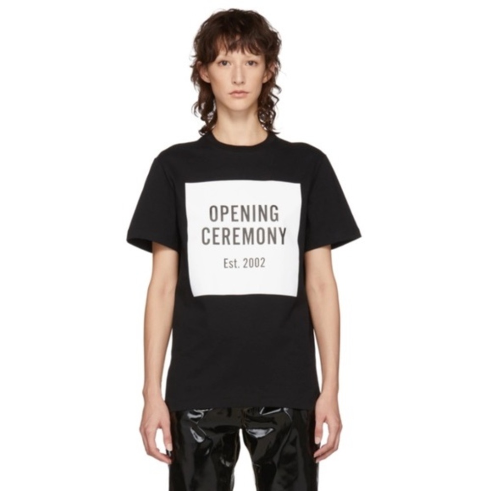 Opening Ceremony Black Logo T-Shirt
